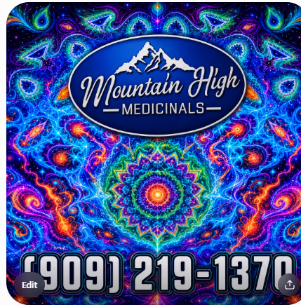 Mountain High Medicinals — business card art